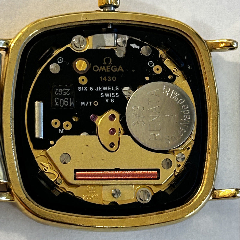 Reloj Omega Hombre Vintage 1991 De Ville Sirte Oil Oro 20mic