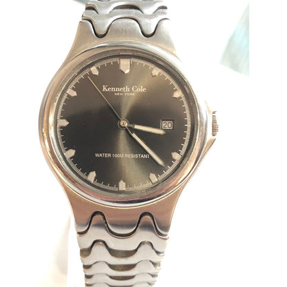Reloj Kenneth Cole Hombre 1998 Sunburst Pulsera Ondulada