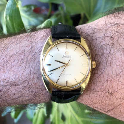 Reloj Omega De Ville Automático Vintage 1968 Cal. 552 Plaqué Oro 20 Micras