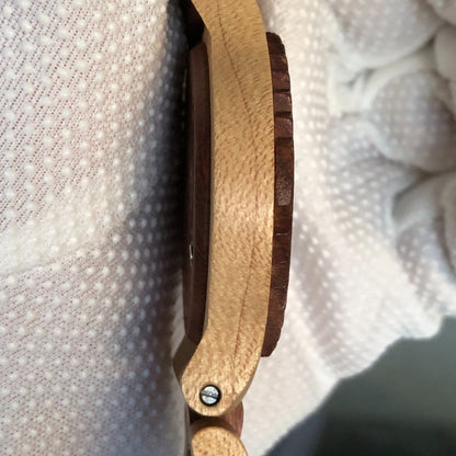 Reloj Wewood Hombre Madera Arce Y Caoba Año 2013 Florencia