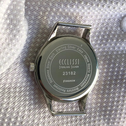 Reloj Ecclissi Mujer Plata 925 Año 2005 Madreperla 30mm