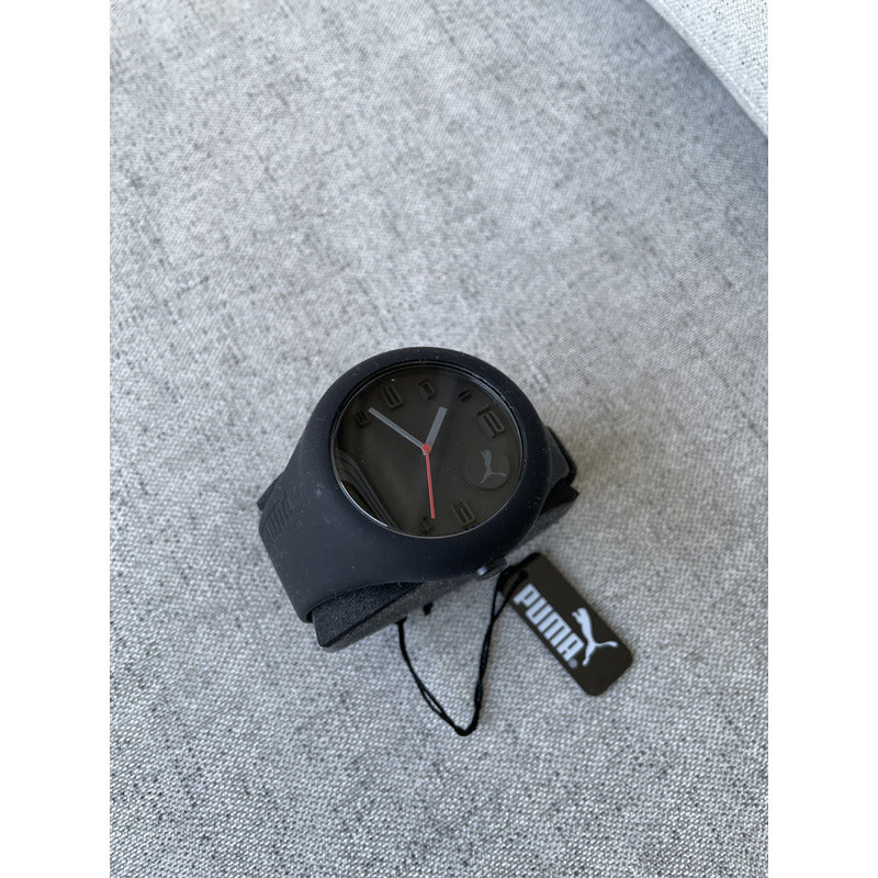 Reloj Puma Formxl Analógico Unisex Silicona Color Negro