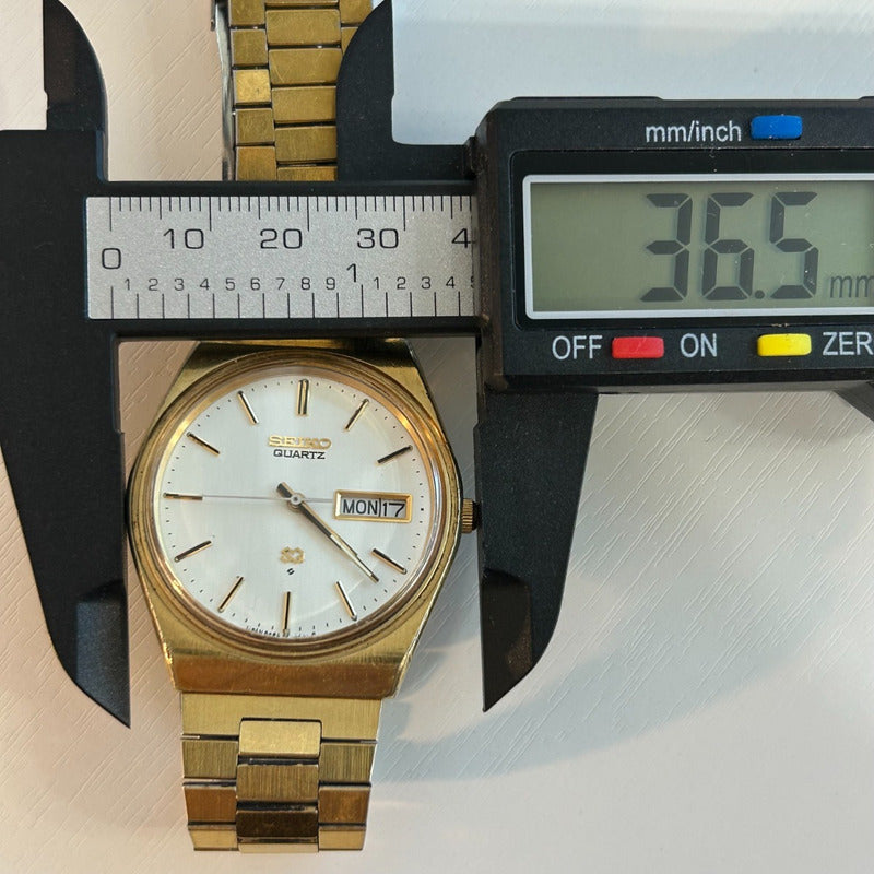 Reloj Seiko Hombre Vintage Año 1980 Quartz Día-fecha