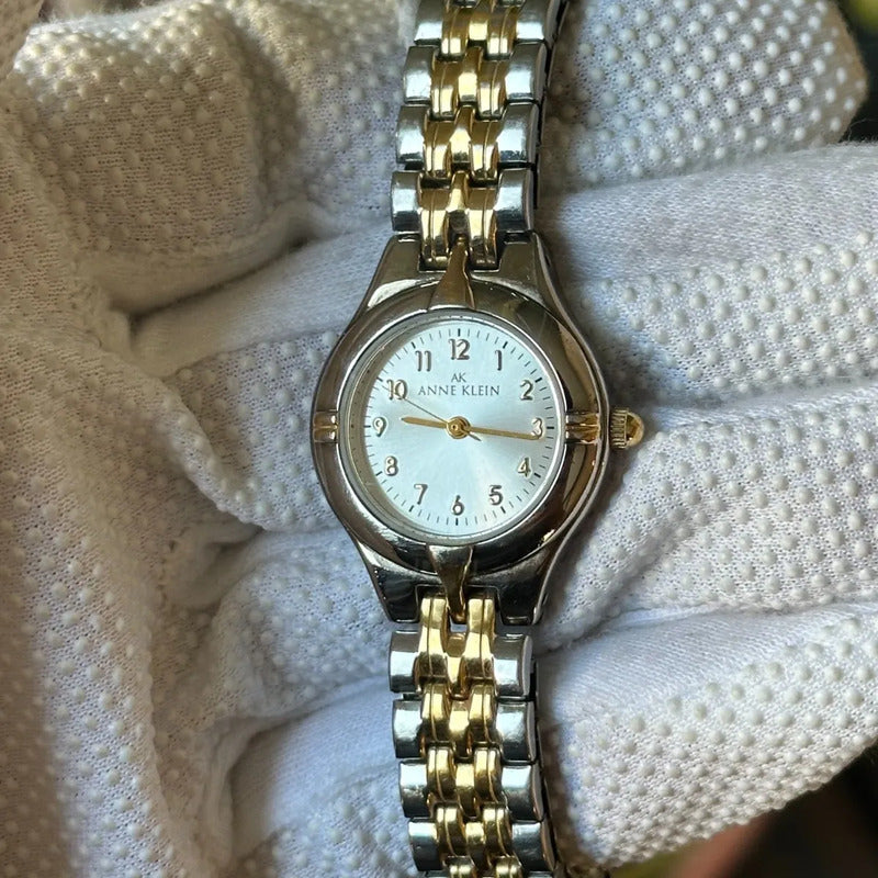 Reloj Anne Klein Mujer 2001 Twotone Pulsera Joya Expandible