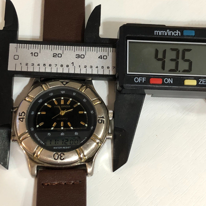 Reloj Helbros Hombre Año 1986 Ana-digi Escaso 100% Funcional