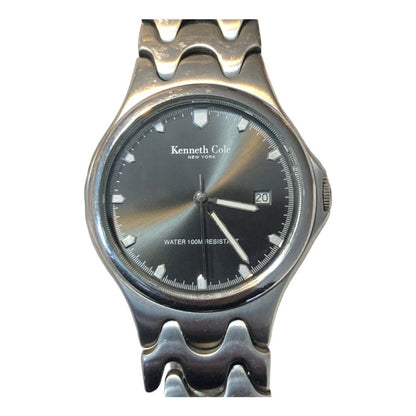 Reloj Kenneth Cole Hombre 1998 Sunburst Pulsera Ondulada