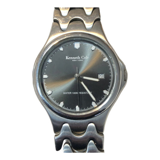 Reloj Kenneth Cole Hombre 1998 Sunburst Pulsera Ondulada