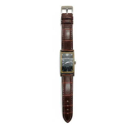 Reloj Perry Ellis Mujer Vintage Año 1999 Rectangular Dorado