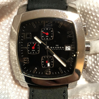 Reloj Skagen Hombre Año 2006 Cronógrafo Cuadrado Danés