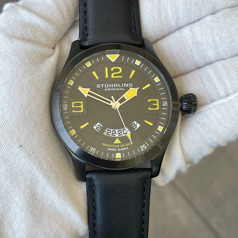 Reloj Stührling Hombre Cuarzo Años 2010s Xl 50mm Técnico