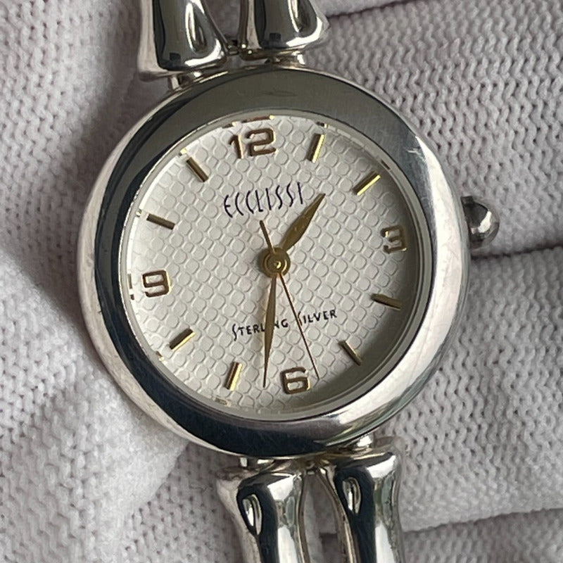 Reloj De Plata 925 Ecclissi Mujer Año 2002 Bamboo Link