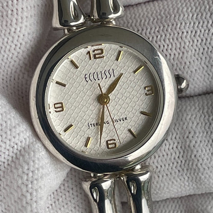 Reloj De Plata 925 Ecclissi Mujer Año 2002 Bamboo Link