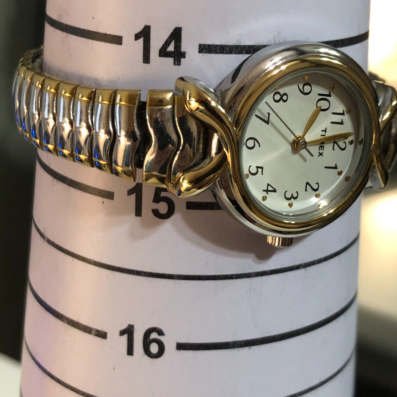 Reloj Timex Mujer Año 2014 Bicolor Correa Expansible 25mm