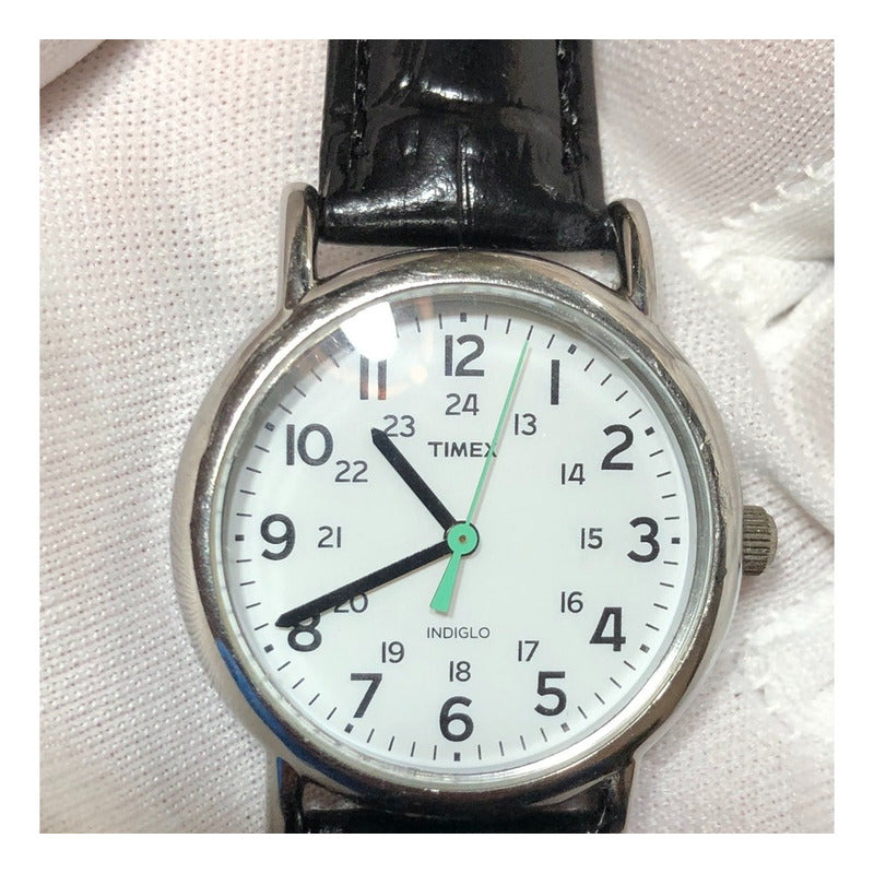 Reloj Timex Indiglo Mujer Fines Años 2000 Segundero Verde