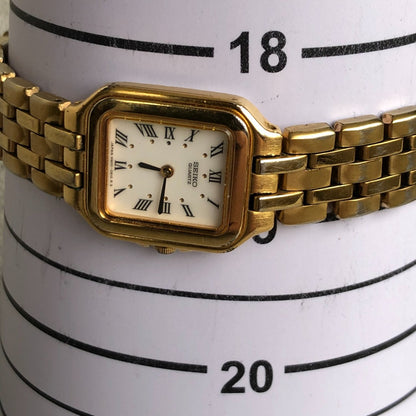 Reloj Seiko Mujer Vintage 1991 Quartz Rectangular Romano 20mm