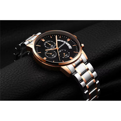 Reloj Guanqin Gs19053 Hombre Acero Resistente Al Agua
