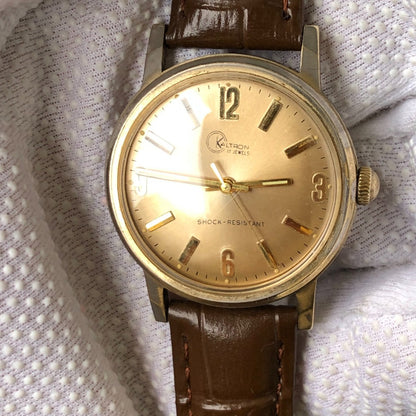 Reloj Kaltron Hombre Mecánico Vintage 1962 Suizo 21 Joyas