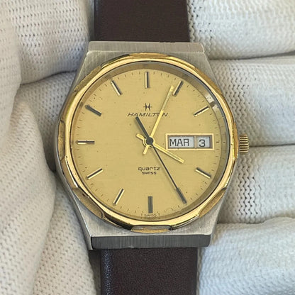 Reloj Hamilton Day-date Hombre Vintage 1979 Swiss Dorado