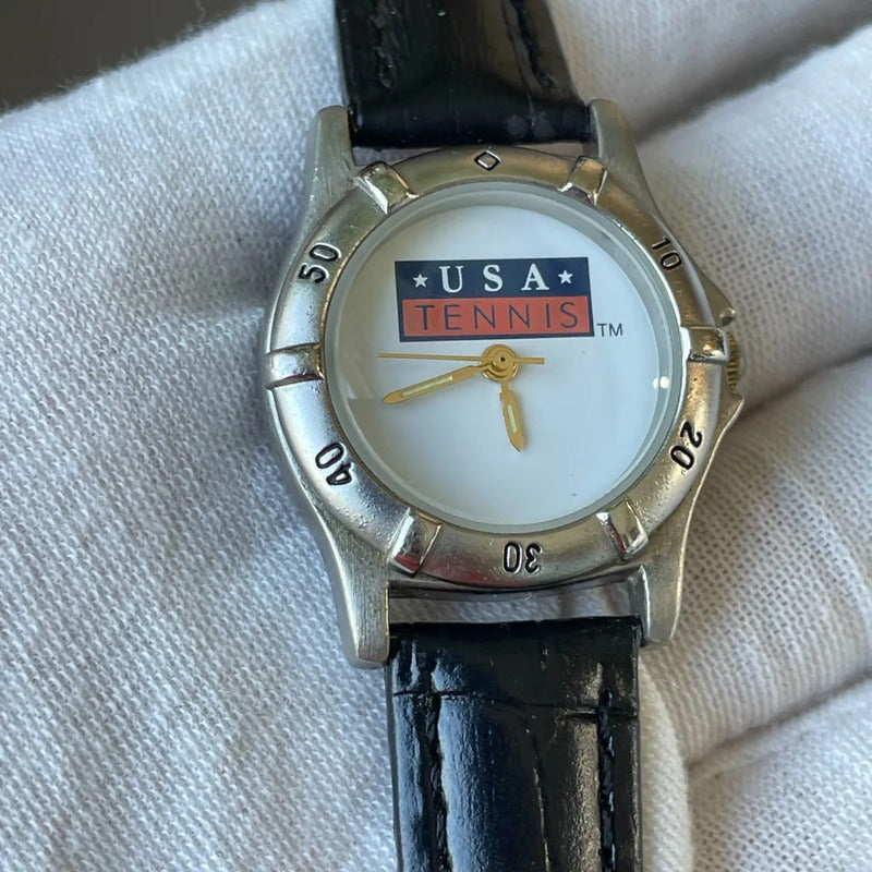 Reloj Usa Tennis Mujer Vintage Años 90s Movimiento Japonés