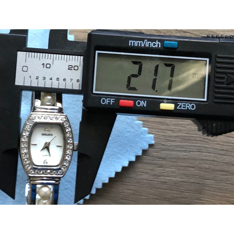 Reloj Gruen Mujer Dial Madreperla Neovintage Inicios De 2000