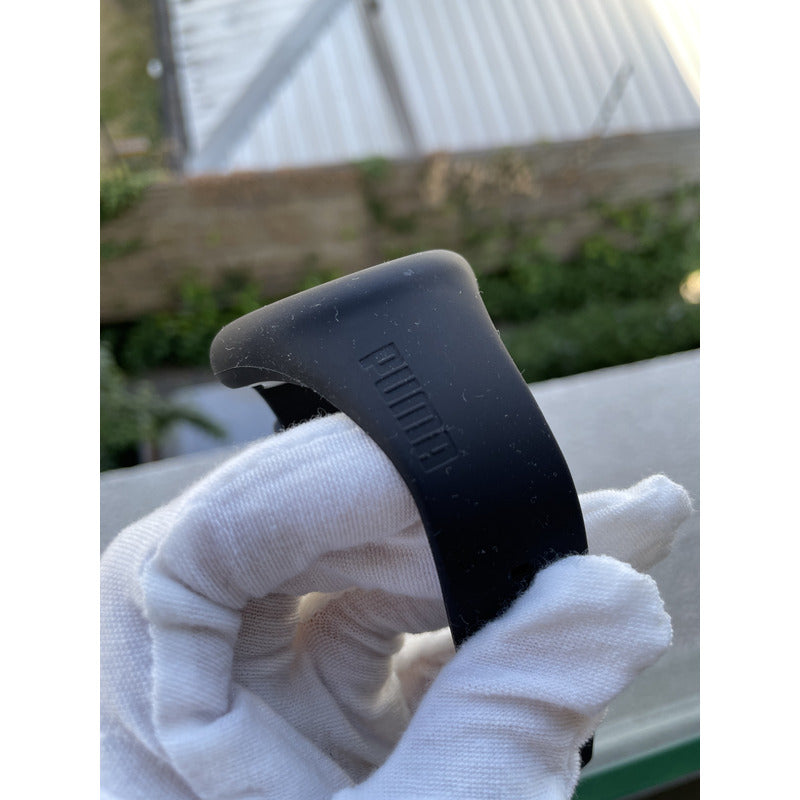 Reloj Puma Formxl Analógico Unisex Silicona Color Negro