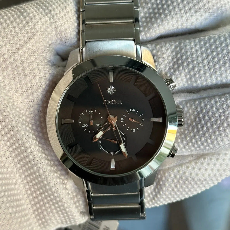 Reloj Fossil Flynn FS4530 Nuevo Hombre Diamond Año 2013 Descontinuado 48mm