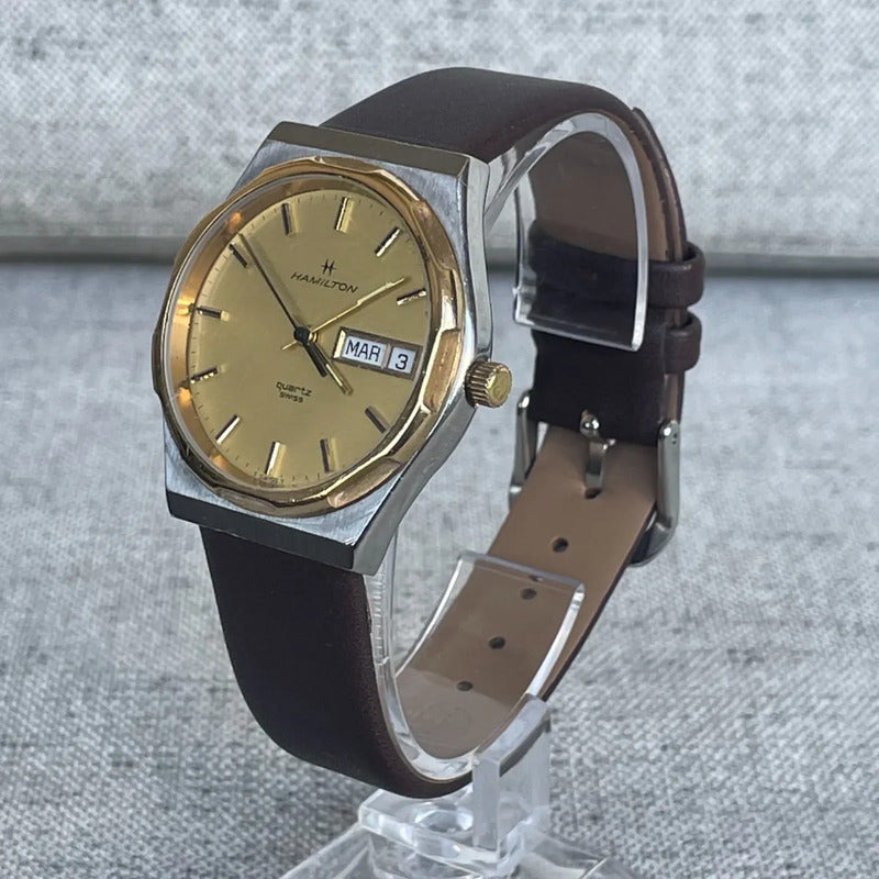 Reloj Hamilton Day-date Hombre Vintage 1979 Swiss Dorado