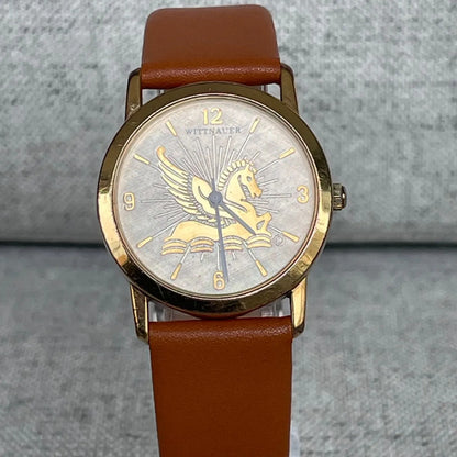Reloj Wittnauer Hombre Año 1994 Pegasus Dorado Compacto