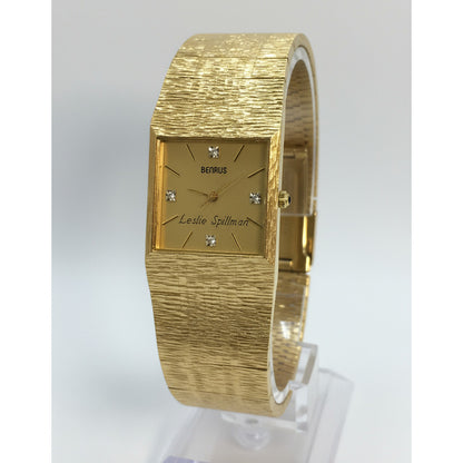 Reloj Benrus Mujer Fines Años 70´s Dorado Brazalete Original