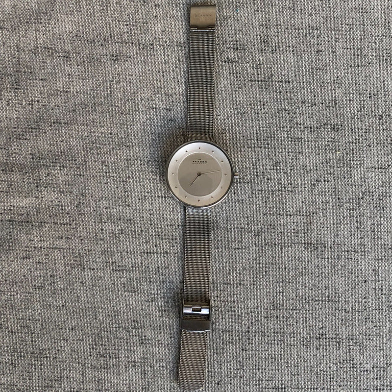 Reloj Skagen Mujer Año 2015 Cuarzo Malla Milanesa Caja 38 Mm