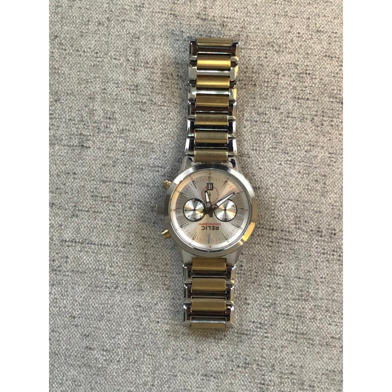Reloj Relic Vintage Chronograph Hombre Como Nuevo