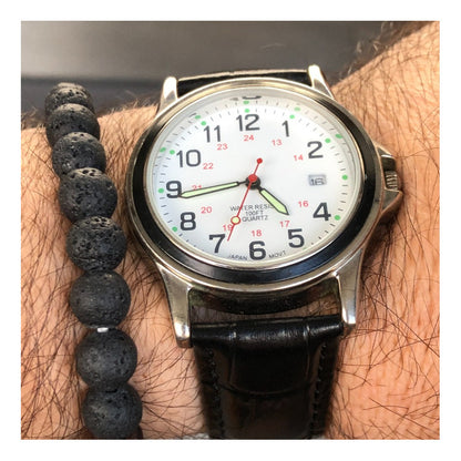 Reloj Puritan 24 Hrs Estilo Militar Fines 90´s Hombre