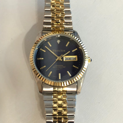 Reloj Westclox Hombre 1995 Datejust Style Purpura Sunburst