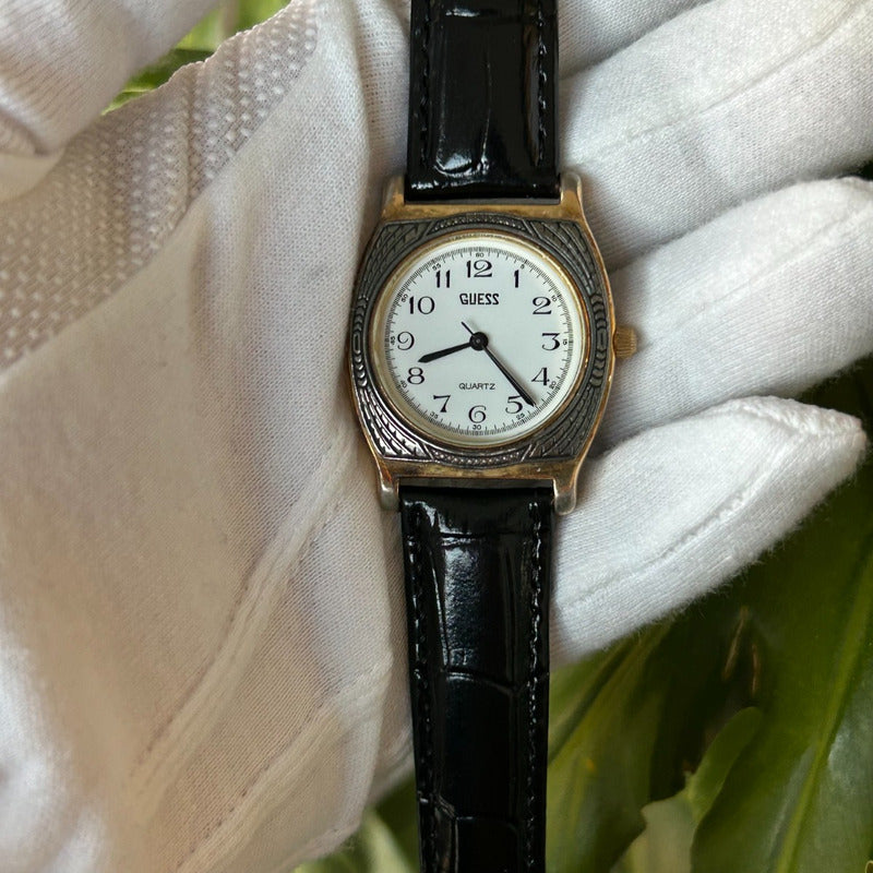 Guess Raro Reloj Guess Mujer Año 1991 Bicolor Vintage Caja Grabada Raro – Don Crono