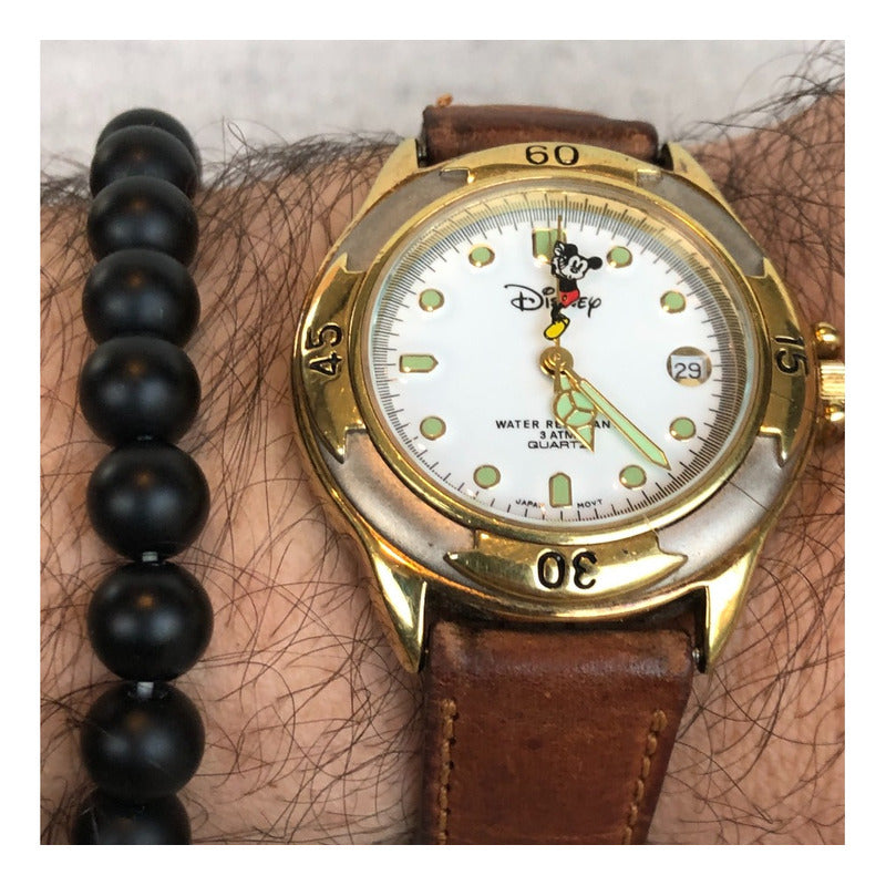Reloj Disney 1990 Time Works Vintage Mickey Mouse Unisex