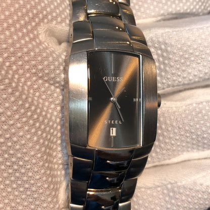 Reloj Guess Steel Hombre Inicios Años 2000 Sunburst Compacto