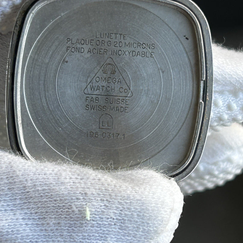 Reloj Omega Hombre Vintage 1991 De Ville Sirte Oil Oro 20mic