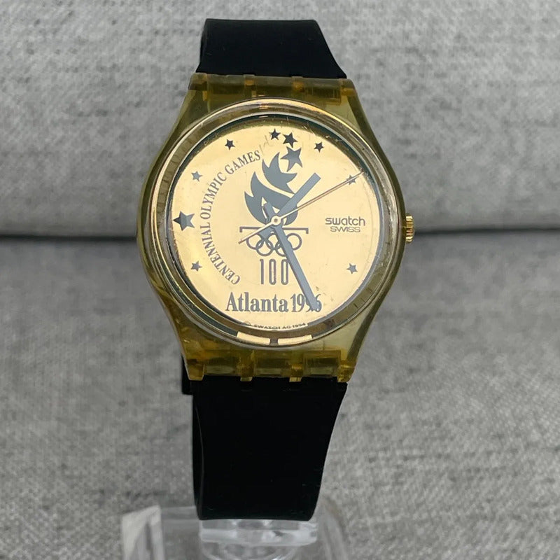 Reloj Swatch Atlanta Hombre 1994 Gz136 Olímpico100años Suizo