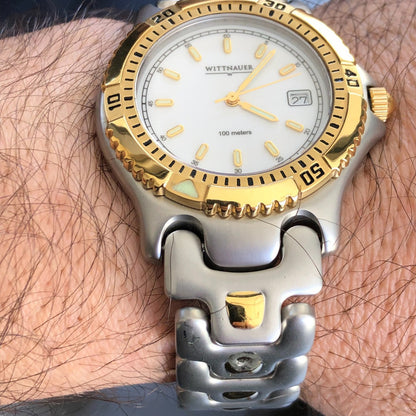 Reloj Wittnauer Suizo Hombre 2003 Zafiro Raro Conmemorativo