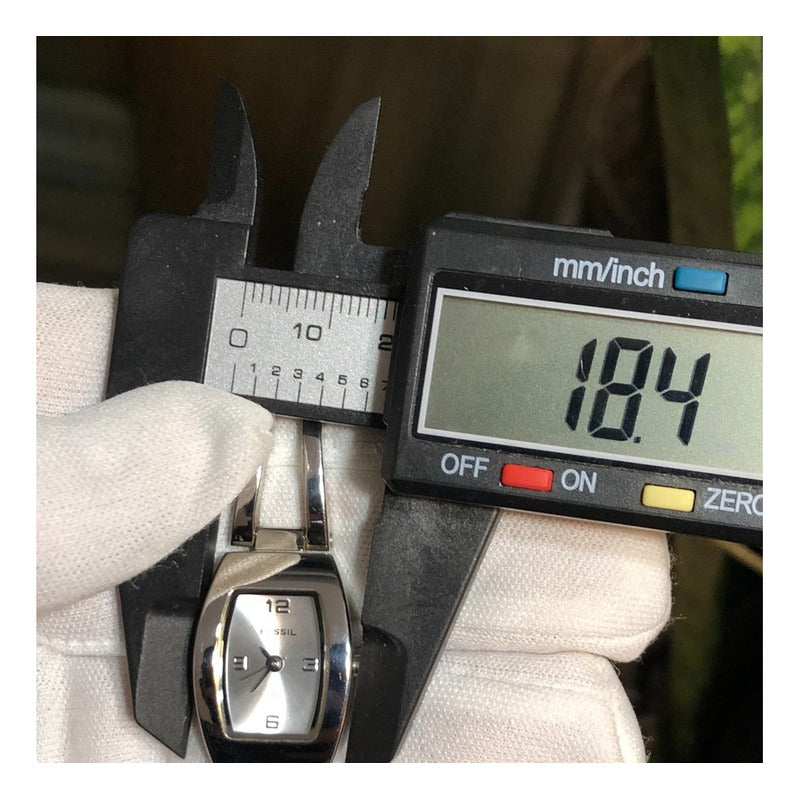 Reloj Fossil F2 Mujer Fines De Los 90´s Escaso Caja Tonneau