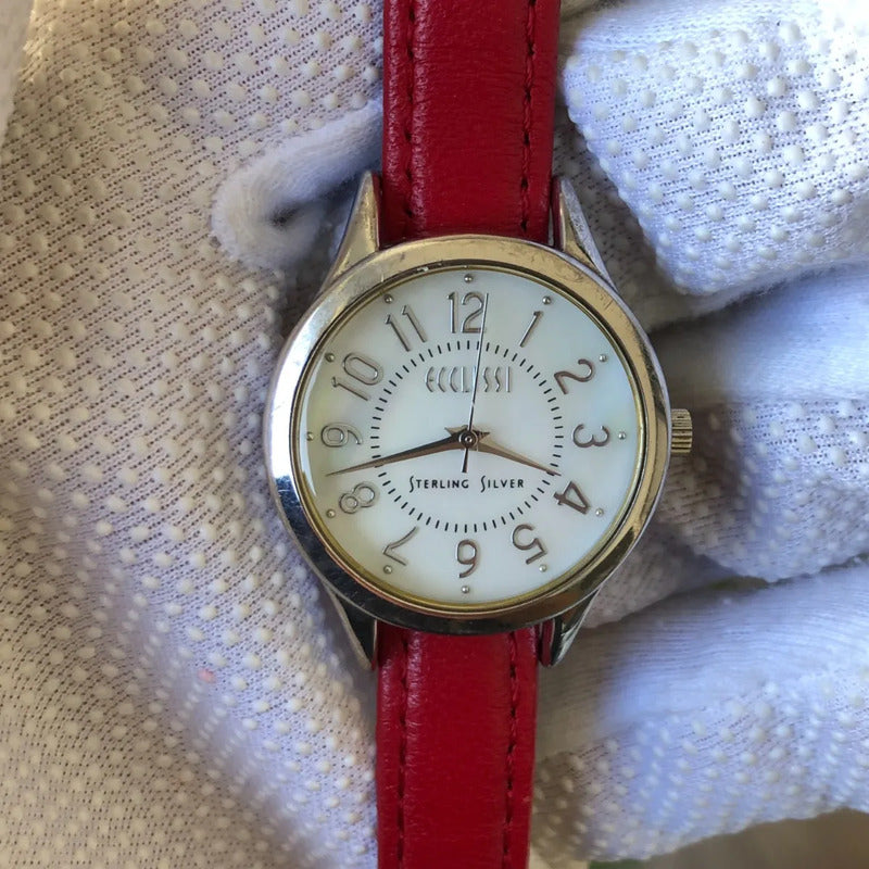 Reloj Ecclissi Mujer Plata 925 Año 2005 Madreperla 30mm