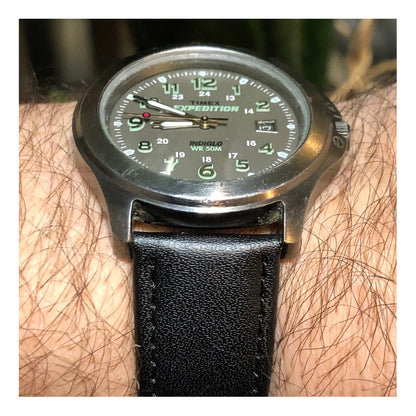 Reloj Timex Expedition Indiglo Verde Oscuro Hombre Años 2000