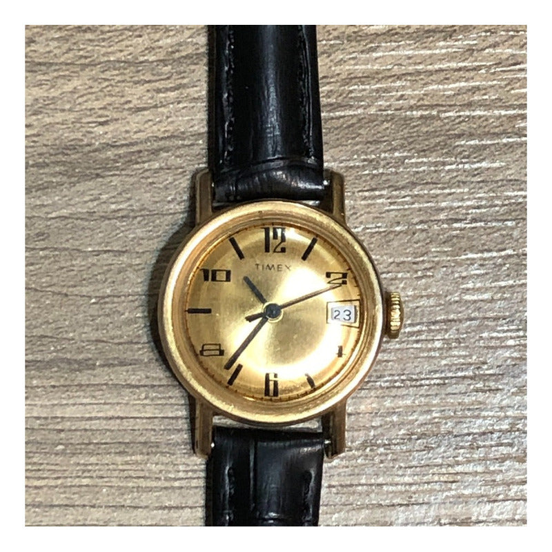 Reloj Timex A Cuerda Vintage Mujer Mediados De Los 70s
