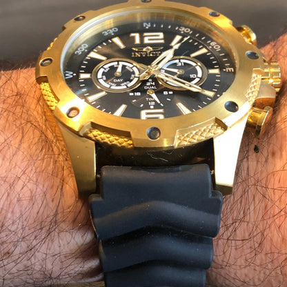 Reloj Invicta I-force Hombre Año 2013 Dorado 50mm Trinite
