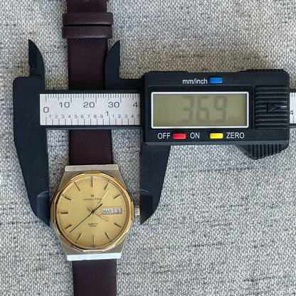 Reloj Hamilton Day-date Hombre Vintage 1979 Swiss Dorado