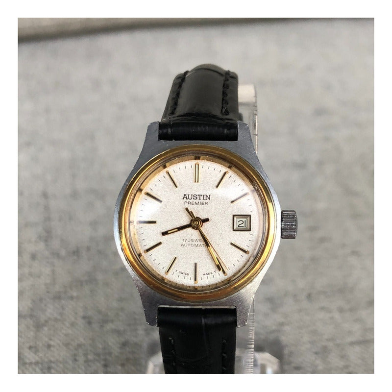 Reloj Austin Premiere Suizo Vintage Mujer Automático 17rubíes