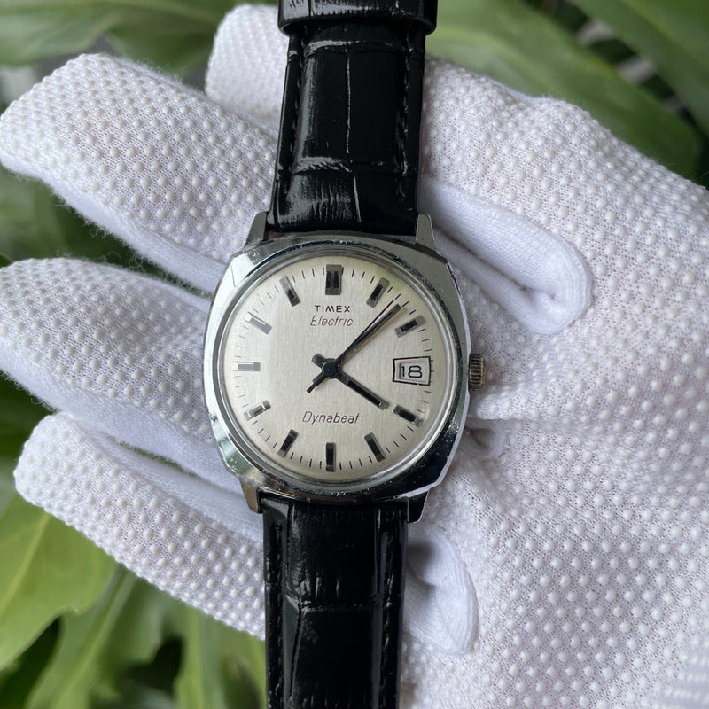 Reloj Timex Hombre Vintage 1973 Electric Dynabeat Acero Raro