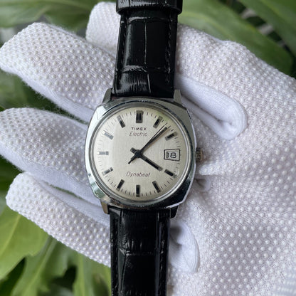 Reloj Timex Hombre Vintage 1973 Electric Dynabeat Acero Raro