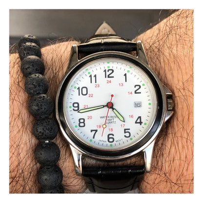 Reloj Puritan 24 Hrs Estilo Militar Fines 90´s Hombre