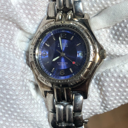 Reloj Guess Mujer Vintage Fines Años 90´s Dial Azul Metálico